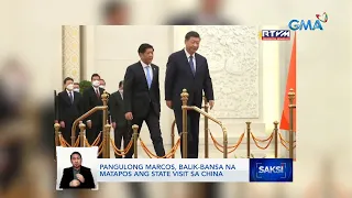 Pangulong Marcos, balik-bansa na matapos ang state visit sa China | Saksi