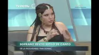 Soprano Lilian Cornelio revive el canto de Yma Sumac