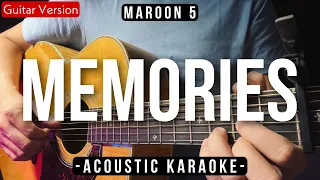 Memories [Karaoke Acoustic] - Maroon 5 [Female Key | HQ Audio]
