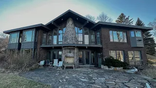 Millionaires Forgotten ABANDONED $7,000,000 Custom Lakefront Mansion