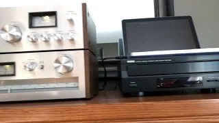 SONY TA-F4A Integrated Amp , ST-A3A Tuner, Yamaha CDC-502, Auxiliary Spotify,  Altec Lansing