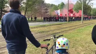 1.FC Nürnberg Fanmarsch 28.04.2019 Nürnberg - Bayern