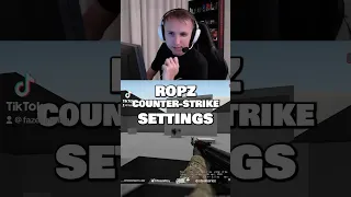 Ropz Reveals his CSGO Settings 2023 #csgo #shorts