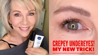 Crepey Under-eyes!  My New Trick!