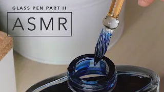 Glass Pen ASMR Part 2: J. Herbin Straight Frosted Glass Dip Pen