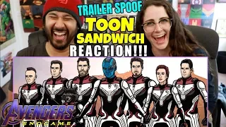 Avengers Endgame Trailer Spoof - TOON SANDWICH - REACTION!!!