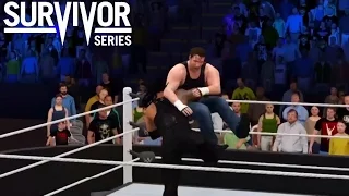 WWE 2K16 Survivor Series 2015 - Roman Reigns vs Dean Ambrose Highlights!