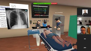 Virtual Medical Simulation: Cardiac Arrest After a Fall