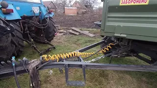 New Holland T.5.110S + прицеп ( 2ТСП8 ) (сумісність до роботи)