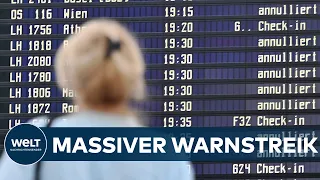 MASSIVER WARNSTREIK: Flugbetrieb in Deutschland wird Freitag weitestgehend lahmgelegt
