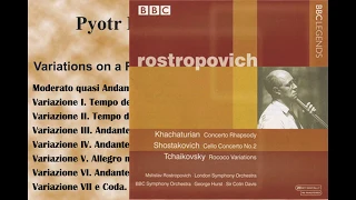 Tchaikovsky Variations on a Rococo Theme op.33(Mstislav Rostropovich 1964)