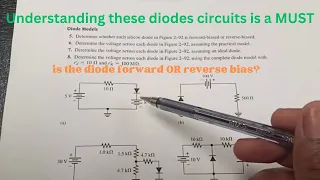 Tricky Diode Forward Reverse Bias Circuits. Part 1