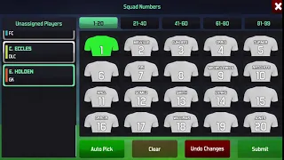 Sneak Peak 3: Squad Numbers