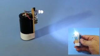 Super Fast Charging Flashlight with Supercapacitor