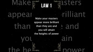 The 48 Laws of Power - Part 1 #shorts