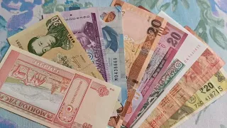 20 Denomination Bank Notes From Different Countries | Currency of universe