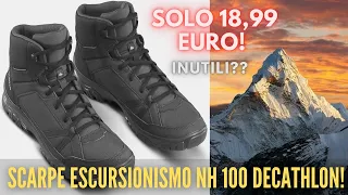 NH 100 Decathlon le scarpe da escursionismo più economiche al mondo 18,99 euro - ma hanno senso??