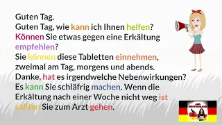Deutsch lernen mit Dialogen / Deutschkurs Online Kostenlos A1-A2-B1 Deutsch lernen durch Hören