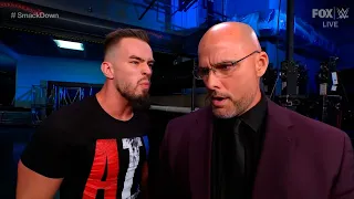 Austin Theory asks Adam Pearce to fight - WWE SmackDown 7/21/2023