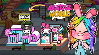 New Kuromi and My Melody House in Avatar World #1 | New Secret Hacks | Naomi Toca
