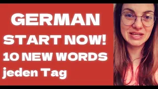 DEUTSCH FOR YOU - GERMAN FOR BEGINNERS - 10 new words - A WAY TO LEARN NEW WORDS -