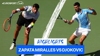 Djokovic Is Step Closer To 24th Major Title After Win Over Zapata Miralles! | Eurosport Tennis