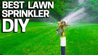 Best Lawn Sprinkler DIY - Without an Irrigation System- Build your own EASY