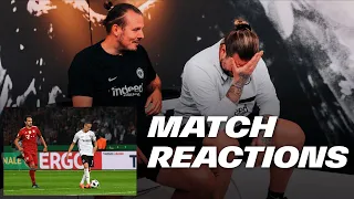 "Dann schießt er so eine sch*** Ecke" I Match Reactions Marco Russ & Alex Meier I Pokalfinale 2018