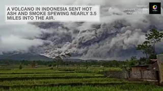 Indonesia's Semeru volcano erupts spewing hot clouds days after deadly earthquake