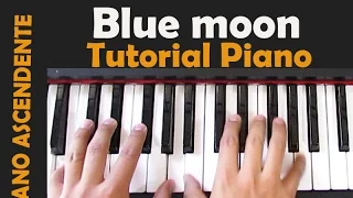 BLUE MOON TUTORIAL PIANO