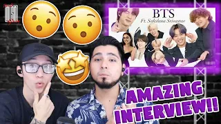 BTS Indian Interview ft Sakshma Srivastav | E NOW | NSD REACTION