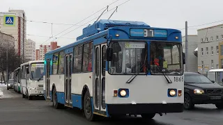 Троллейбус 37 "ул. Пионерстроя-ул. Парт. Герм"