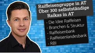 Raiffeisen in Österreich: Über 300 selbstständige Raikas - Die Struktur, die Raiffeisen Idee