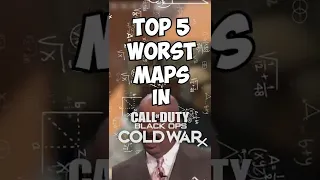 TOP 5 WORST MAPS IN COLD WAR! | Call of Duty Shorts