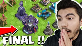 1 SEVİYE HESAPTA SON !! (BİTTİ !!) - Clash Of Clans