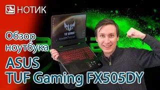 Подробный обзор ноутбука ASUS TUF Gaming FX505DY на базе Radeon и Ryzen. Шустро и недорого.