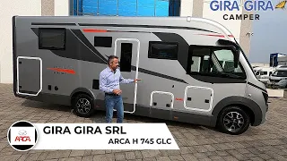 Camper ARCA Europa New Deal H 745 GLC motorhome camperlife luxury house made in italy letto nautico