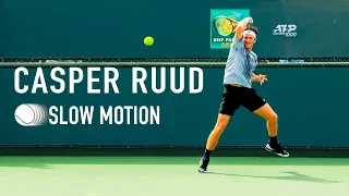 Casper Ruud - Forehand & Backhand [Slow Motion 4K 120fps]