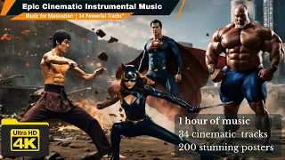 Epic Cinematic Instrumental Music for Motivation | 34 Powerful Tracks