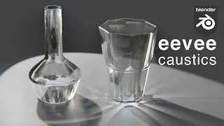 Blender eevee caustics - Glass 2