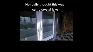 He really thought this was camp crystal lake