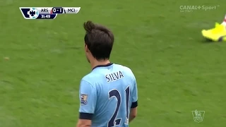 David Silva vs Arsenal (A) 2014-2015 EPL HD