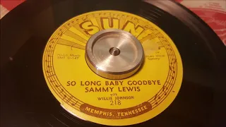 Sammy Lewis - So Long Baby Goodbye - 1955 Blues - SUN 218