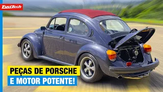 Fusca German Look 2100 aspirado tem FT e 3x a potência original!