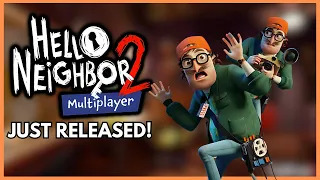 Hello Neighbor 2 Multiplayer Just RELEASED! (FT. NateEMG)