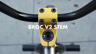 BROC RAIFORD | Odyssey BMX - Gold BROC v2 Stem - Available Now
