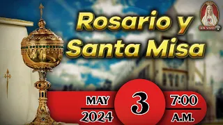 Rosario y Santa Misa en Caballeros de la Virgen, 3 de mayo de 2024 ⚜️ 7:00 a.m.