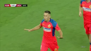 GOOOL! FCSB – Universitatea Craiova 1-0! Execuție fabuloasă a lui Moruțan