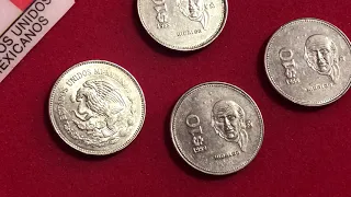 Moneda 10 pesos Mexico 1985-1990 “Hidalgo”