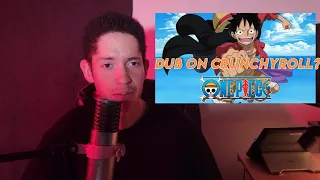 One Piece English Dub Officially On Crunchyroll!!!